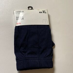 Uniqlo Men Trucks Navy Supima Cotton Knit Truks
